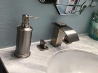 img 1 attached to Transform Your Bathroom With Sumerain'S Stunning Chrome Finish Waterfall Faucet - 8 Inch Widespread With 3 Holes review by Sandro Pierce