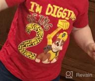 img 1 attached to Optimized Paw Patrol 2nd Birthday Shirt featuring Rubble's Digging Adventure review by Jeff Morris
