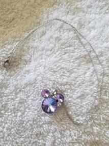 img 7 attached to HERAYLI Swarovski Crystal Pendant Necklace: Stylish Girls' Jewelry for Necklaces & Pendants