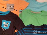 img 1 attached to Spotted Zebra Boys' Clothing: 4-Pack of Active Short Sleeve T-Shirts review by Craig Kimball
