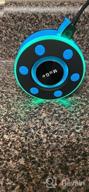 img 1 attached to Waterproof Bluetooth Shower Speaker - MuGo IPX7, Suction Cup, Wireless Portable Speaker with Mic, 8H Playtime, Stereo Sound for Bathroom, FM Radio, Light Show review by Marty Wainwright
