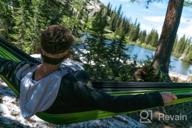 img 1 attached to Ultra-Light Camping Hammock By AnorTrek With Tree Straps - Portable Parachute Nylon Hammock For Solo Or Double Use, Ideal For Hiking, Backpacking, And Travel review by Michael Hemmig