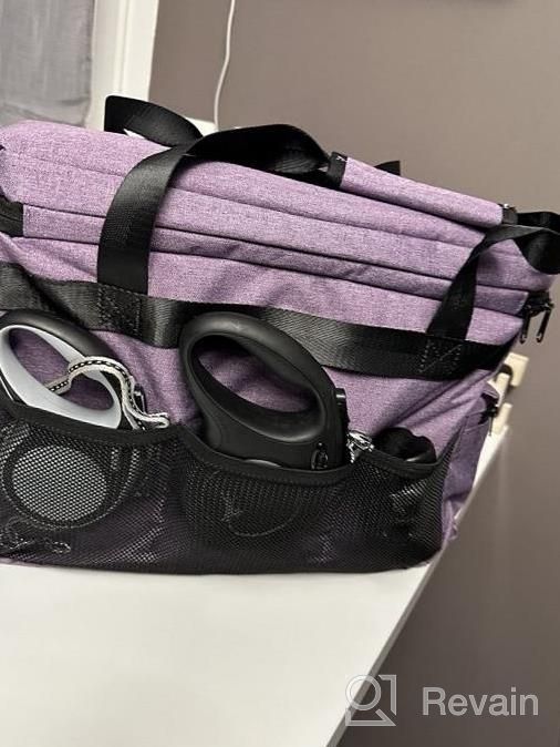 img 1 attached to Travel In Style With PUEIKAI'S Airline Approved Dog Travel Bag & Accessory Set review by James Ohlrogge