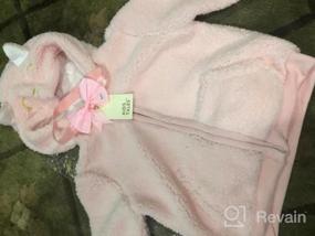 img 5 attached to Adorable AYIYO Baby Fleece Coat With Ears Hat - Perfect Outwear For Infants In Fall And Winter