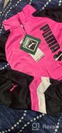 img 1 attached to Stylish and Sporty: PUMA Girls Track Jacket Black for Active Girls' Clothing review by Pauly Blake