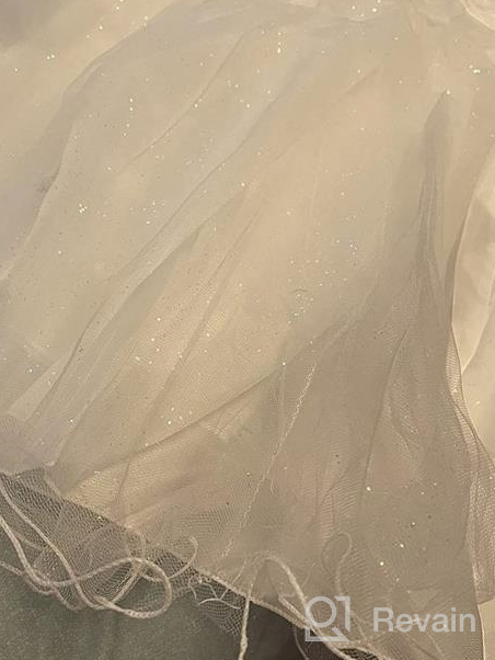 img 1 attached to Stunning Mallimoda Lace Tulle Flower Princess 👗 Wedding Dress – Perfect for Toddler and Baby Girl review by Adrian Summers