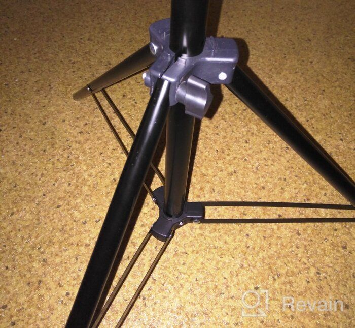 img 2 attached to Tripod tripod for ring lamp, smartphone, camera, height 2.1m review by Ada Smyk ᠌