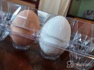 img 1 attached to 30 Set Eco-Friendly Clear Plastic Egg Carton With Labels - Securely Holds 6 Eggs Each! review by Ben Jacobson