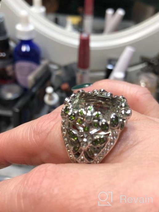 img 1 attached to 💎 Sleek RB Gems Sterling Rhodium Plated Prasiolite Quartz Boys' Jewelry: Superb Style for Young Gentlemen! review by Michael Hemmig