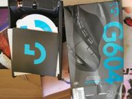 img 3 attached to Black Logitech G604 LIGHTSPEED Wireless Gaming Mouse - Up to 240 Hour Battery Life, Dual Wireless Modes, 15 Programmable Controls, Hyper-Fast Scroll Wheel review by Ada Niemirka ᠌