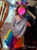 img 1 attached to LYLKD Rainbow Headband - Layered Rainbow 2 Girls' Clothing review by Jason Fanney
