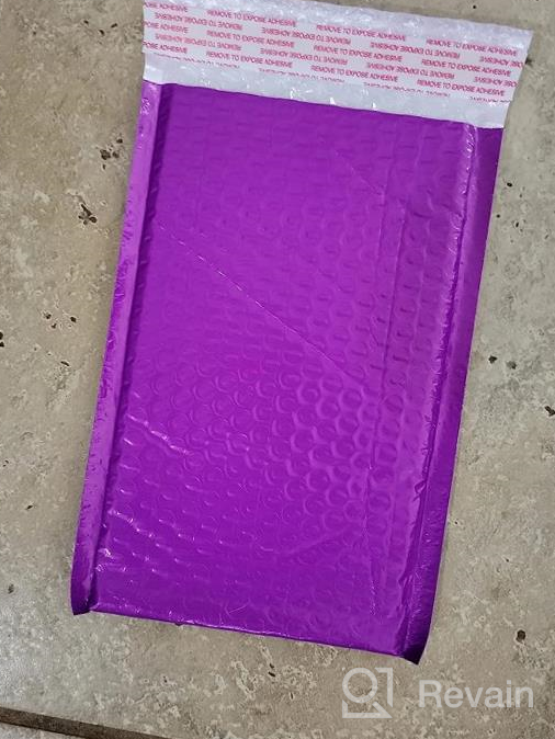 img 1 attached to XFasten Poly Bubble Mailers 7.95 X 12 Inches Shipping Bags, 25 Pack Aqua Bubble Lined Wrap Padded Envelope Packaging For Small Business, Bulk Shipping Mailing Envelopes – Waterproof review by Dave Butler