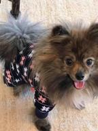 img 1 attached to 🐾 KYEESE Polka Dot Dog Pajamas: Soft & Stretchable Material | Onesie Style Velvet PJs for Small and Medium Dogs review by Jason Hymon