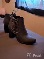 img 1 attached to Chicago Chunky Heel Women'S Ankle Booties By TOETOS review by Paul Stocks