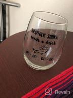 img 1 attached to Get Your Baby Shark Fix With This Hilarious Stemless Wine Glass - Perfect Gift For Your Loved Ones! review by Cesar Cook