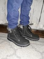 img 1 attached to ASHION Women'S Waterproof Duck Boots - Perfect For Snow, Combat And Rain review by Patricia Dworin
