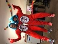 img 1 attached to Women'S Dr. Seuss Thing 1 Thing 2 Microfleece Union Suit Pajama Costume review by Roberto Tucker