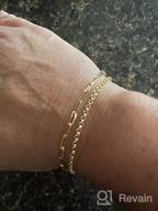 img 1 attached to ✨ 10k Yellow Gold Rolo Foot Anklet, Bracelet, or Necklace by Ritastephens - Enhanced for SEO review by Angeline Darpino