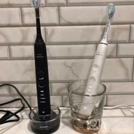 img 1 attached to Audio toothbrush Philips Sonicare DiamondClean 9000 HX9914/57, black/white review by Agata Burzyska