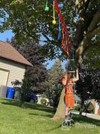 img 1 attached to Perantlb 60Ft Ninja Slackline With Zipline Slide Pully And Obstacle Course Kit - Perfect For Kids And Includes 8 Accessories, Tree Protector, And Carry Bag review by Derrick Duck