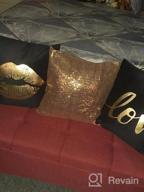 img 1 attached to 18X18-Inch Gold Sequin Pillow Case Throw Covers, Tablecloths, Runner For Birthday Decorations - ShiDianYi ~1102S review by Alvis Minchenko