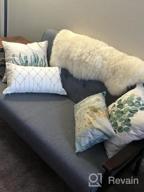 картинка 1 прикреплена к отзыву Mid-Century Modern Faux Leather Loveseat Sofa Couch 2-Seat Wood Armchair Living Room/Outdoor Lounge Chair, 50”W Black - JIASTING от Emmanuel Pictorial
