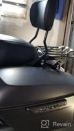 img 1 attached to TCMT Detachable Passenger Backrest Sissy Bar With Stealth Luggage Rack 4 Point Docking Hardware Kits Fits For Harley Touring Road King Street Road Electra Glide 2014-2022 (Black, Style B) review by Casey Oliver