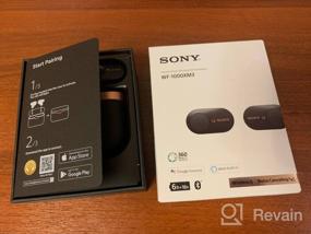 img 7 attached to Sony WF-1000XM3 Black Truly Wireless Earbuds with Mic, up to 32 Hours Battery Life, Stable Bluetooth Connection, Wearing Detection and Alexa Built-in for Noise Cancelling