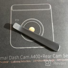 img 7 attached to 70mai Dash Cam A400: Красный, передняя и задняя камера 1440P QHD, 1080P, WiFi, парковочный монитор | Широкий угол обзора, ночное видение | Приложение для iOS/Android