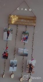 img 6 attached to 🎨 Hanging Artwork Display for Kids: Look What I Made Sign with 20 Clips and Remote Fairy Lights