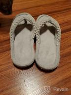 img 1 attached to Women'S Flip Flop Slippers Memory Foam Slip On Spa Thong - Cozy, Comfortable & Anti-Skid review by Patrick Keita