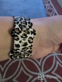 img 8 attached to Stylish Floral Print Bands For Women'S Fitbit Versa 3 And Sense: Maledan Compatible Accessories