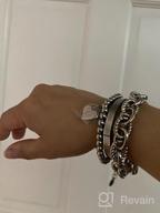 картинка 1 прикреплена к отзыву Стильные браслеты-подвески с сердцем и инициалами: персонализированный браслет с 26 буквами на 💌 бусинах из нержавеющей стали диаметром 6 мм - идеальный алфавитный браслет для подарков к дню рождения женщинам. от Vishal Geske