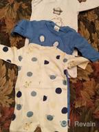 img 1 attached to 0-12 Month Infant Boy Jumpsuit - Kavkas Cotton Footed Romper One Piece Outfit review by George Walker