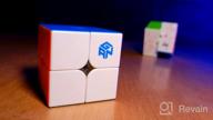 картинка 1 прикреплена к отзыву Leap Into Speedcubing With GAN 251 M: Stickerless, Magnetic 2X2 Mini Cube With 63 Magnets, Frosted Surface And Primary Internal Design For Beginner Puzzle Enthusiasts от Greg Lockhart