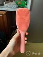 img 1 attached to Large Peach Glow Tangle Teezer Wet Detangler Hairbrush review by Ada Szewczyk ᠌
