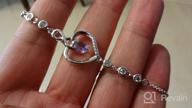 img 1 attached to Sterling Silver Birthstone Bracelet – Perfect Anniversary Jewelry for Girls review by Brad Dotson