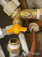 img 1 attached to 1/2" Hose Barb Beduan 3 Way Shut Off Brass Y Shaped Ball Valve - 2 Switch Control review by Scott Morris