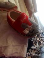 img 1 attached to 👶 Cute Cartoon Toddler Slippers for Boys and Girls - Warm Indoor Shoes by MARITONY review by Clayton Morris