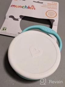 img 5 attached to Munchkin C’Est Silicone! Collapsible Snack Catcher With Lid, Mint - Toddler Food Cup