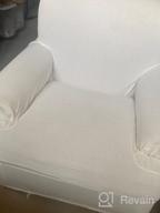 img 1 attached to Turquoize 3 Pieces Sofa Covers T Cushion Sofa Slipcovers For 2 Cushion Couch Stretch Couch Cover Soft Sofa Slip Cover Furniture Covers With 2 Individual T Cushion Seat Covers, (Large, Biscotti Beige) review by Dave Seawell