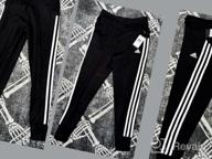 img 1 attached to Adidas 3-Stripes Cotton Joggers for Girls review by Jami Harrison