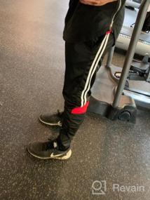 img 5 attached to Спортивные штаны Shinestone, мужские спортивные штаны для бегунов, тренировочные дорожки для фитнеса, повседневные штаны, брюки с карманами на молнии