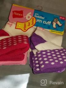 img 6 attached to Hanes Girls' Toddler 6-Pack Turncuff Socks - Adorable and Comfortable Footwear for Little Fashionistas!