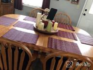 img 1 attached to OSVINO Orange Table Runner - 12X71In Stain Resistant Home Decor Dining Mat For Weddings & Kitchens review by Bill Garczynski