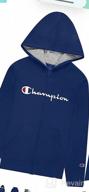 img 1 attached to Champion Boys' Scarlet Fleece Sweatshirt: Top-quality Clothing for Casual Comfort review by James White