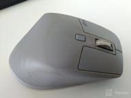 img 1 attached to 🖱️ Logitech MX Master Wireless Mouse: High-Precision Sensor, Easy-Switch up to 3 devices, Meteorite Black review by Siu ᠌