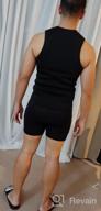 img 1 attached to Enhance Your Workout With Wonderience Sauna Suit: Men'S Neoprene Sweat Vest And Adjustable Waist Trimmer Belt review by George Marquez