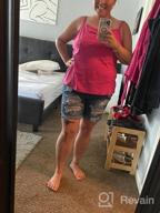 img 1 attached to Womens High Waist Distressed Denim Shorts With Ripped Holes By Olrain review by Jeff Jones