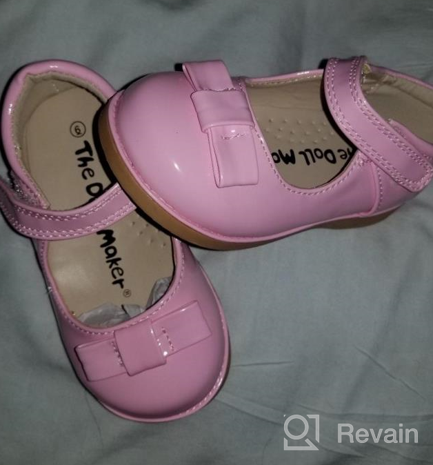 img 1 attached to Doll Maker Mary Jane Flat: Stylish School Dress Shoes for Toddler & Little Girls review by Brandon Fernandez